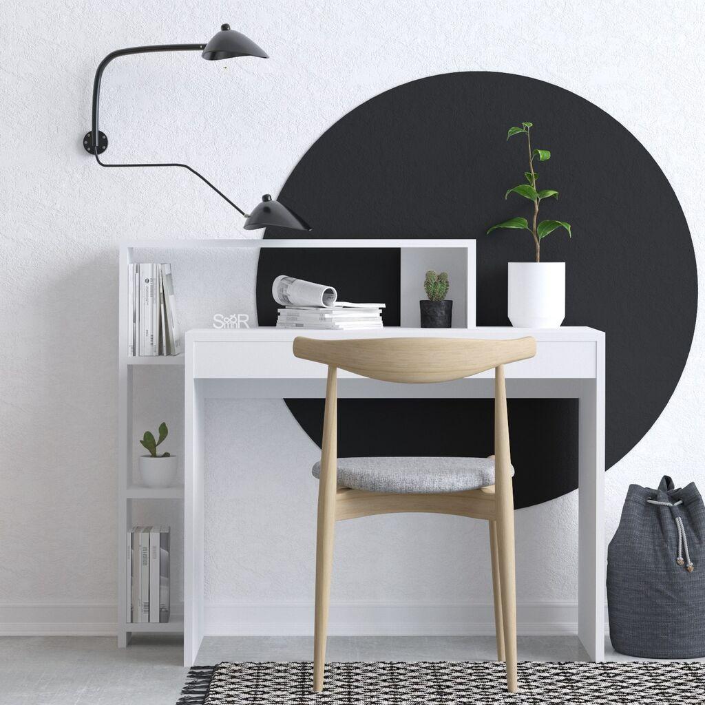 Биро Hanah Home 95x117x45cm Бело