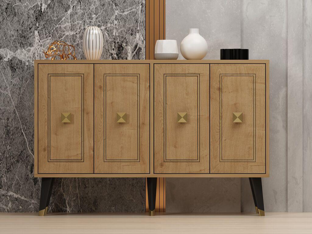 Комода Hanah Home, боја 120x80x30cm, даб