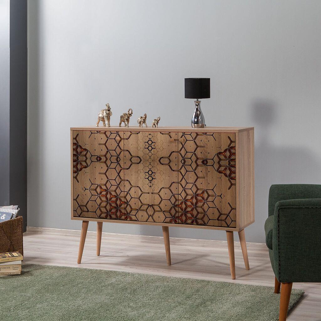 Комода Hanah Home Mega 720, кафеава