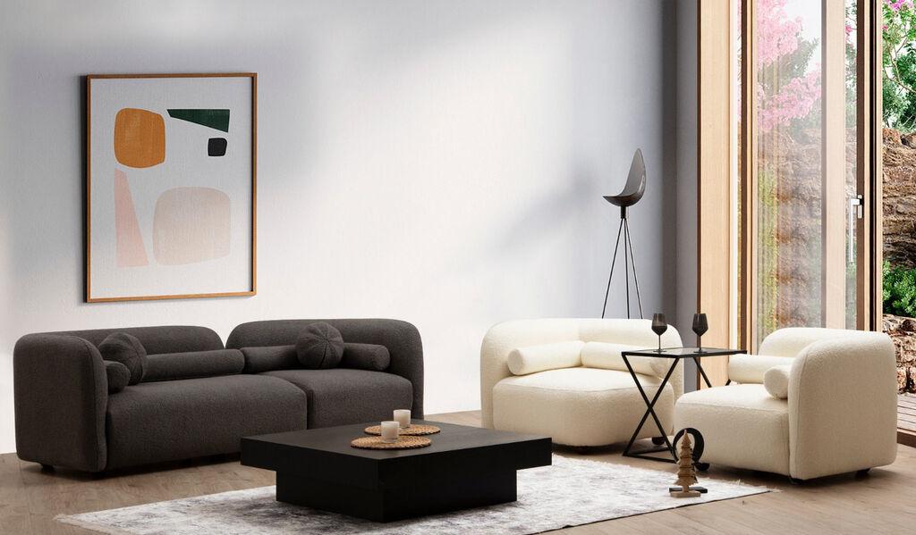 Фотелја Atelier del Sofa Victoria 90x74x90cm Крем