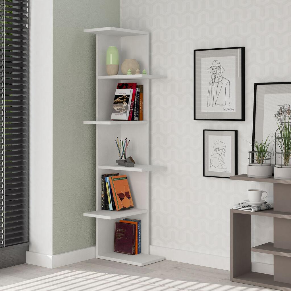 Полица Hanah Home 37x141x24cm бела