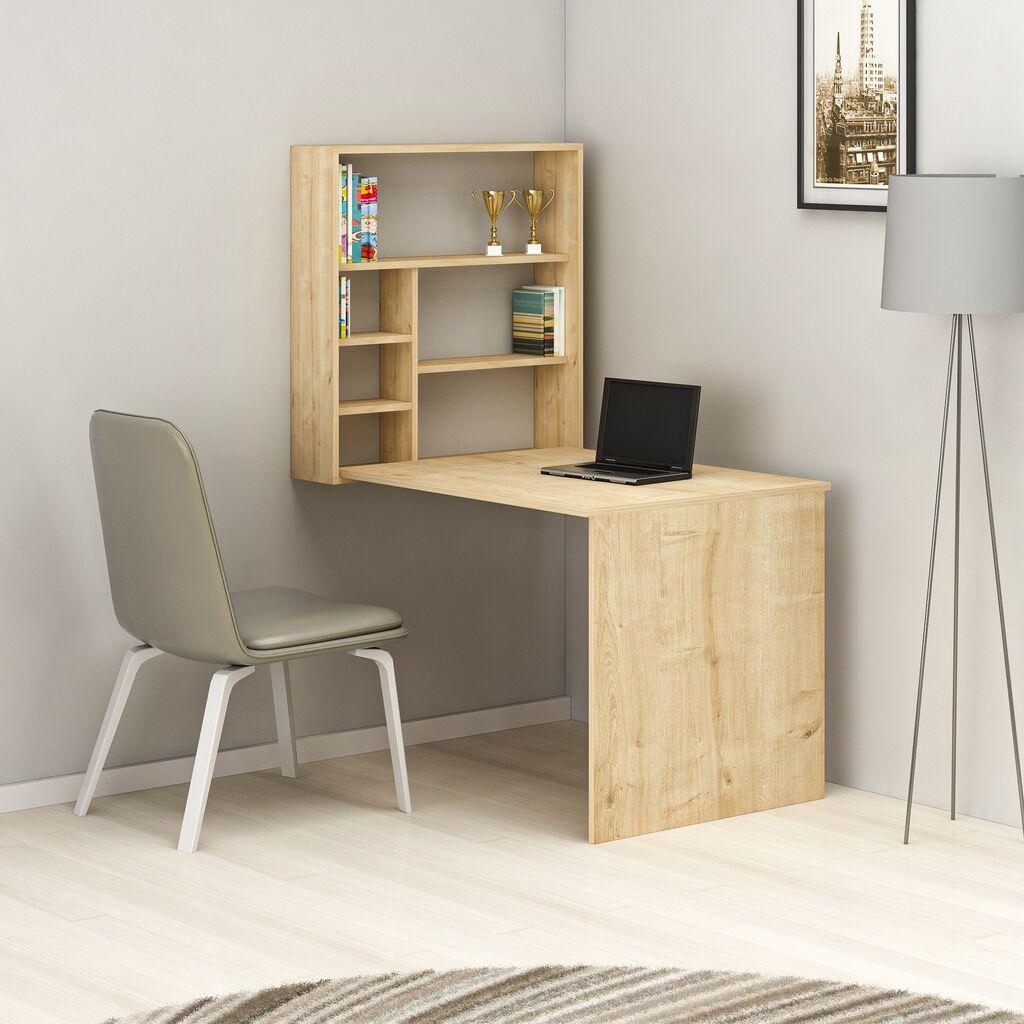 Работна маса Hanah Home 59x80,2x16 см даб