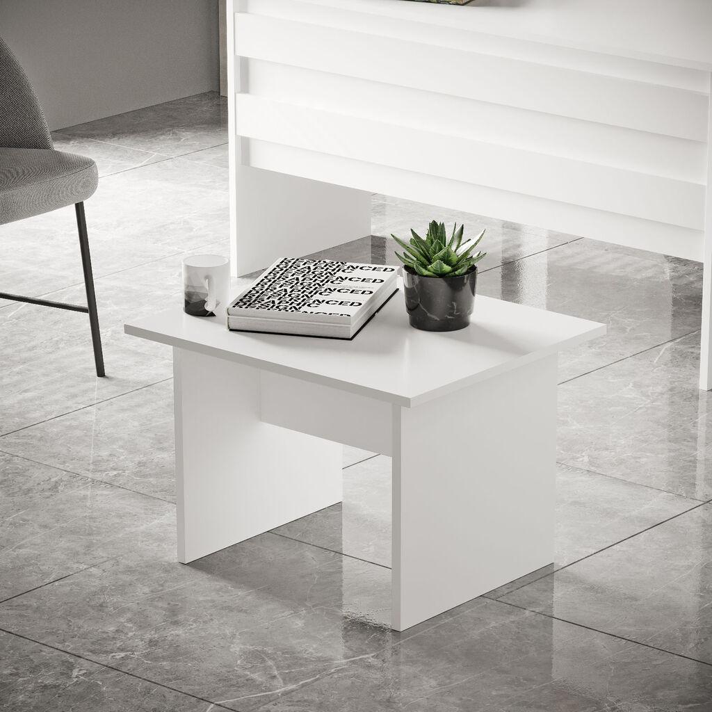 Маса Hanah Home Club 60x46,3x50 см бела