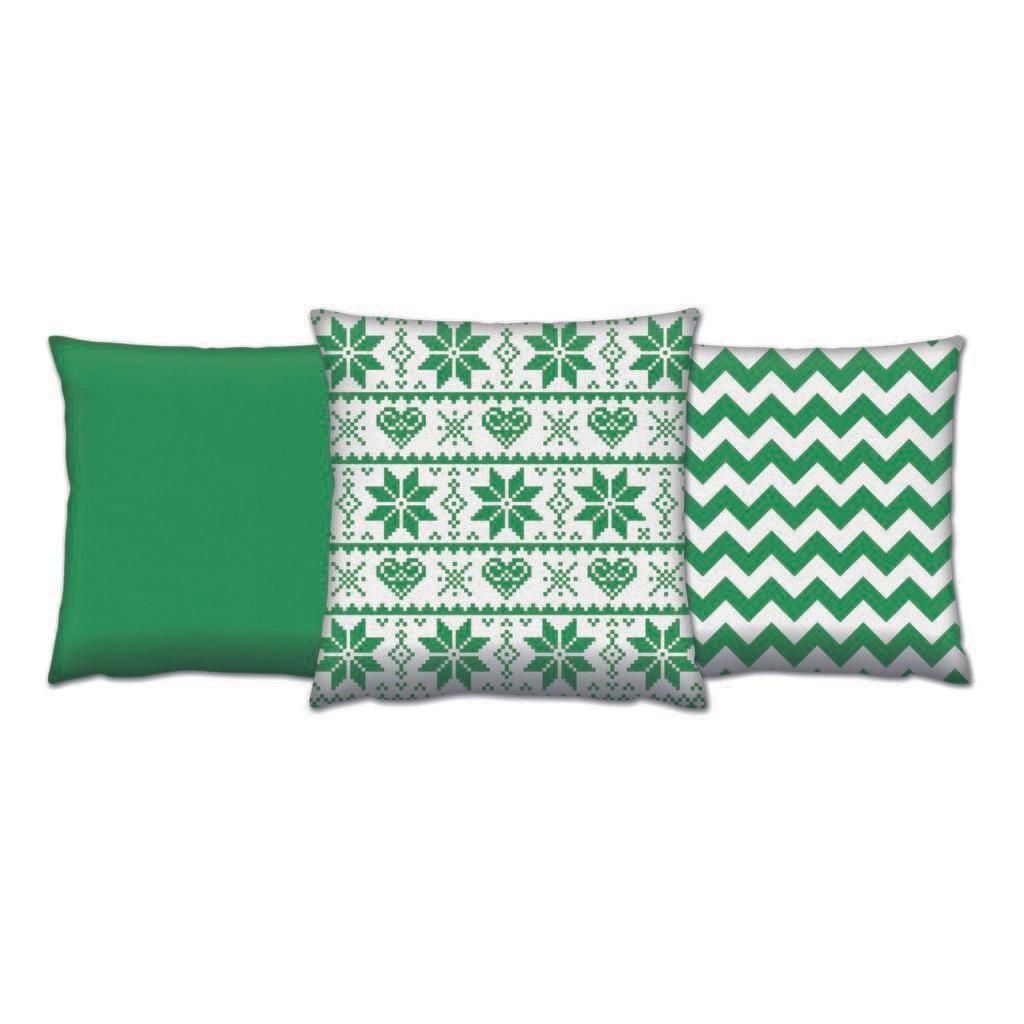 Комплет од 3 перници Aberto Design 43x43cm Шарени
