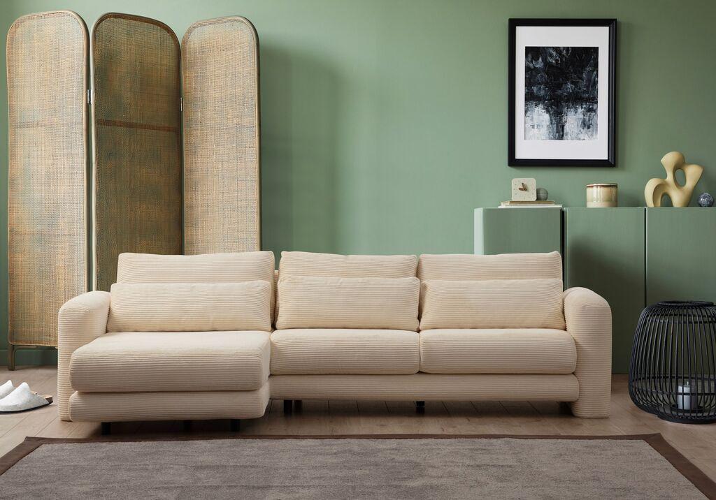 Аголна софа Atelier del Lily 97x73x290cm Беж