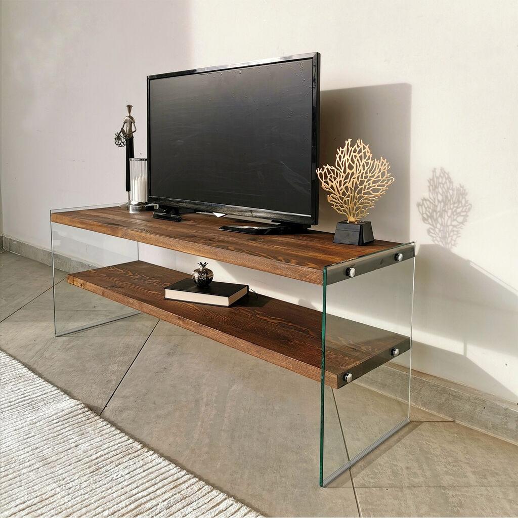 Полица за телевизор Hanah Home TV103, кафеава