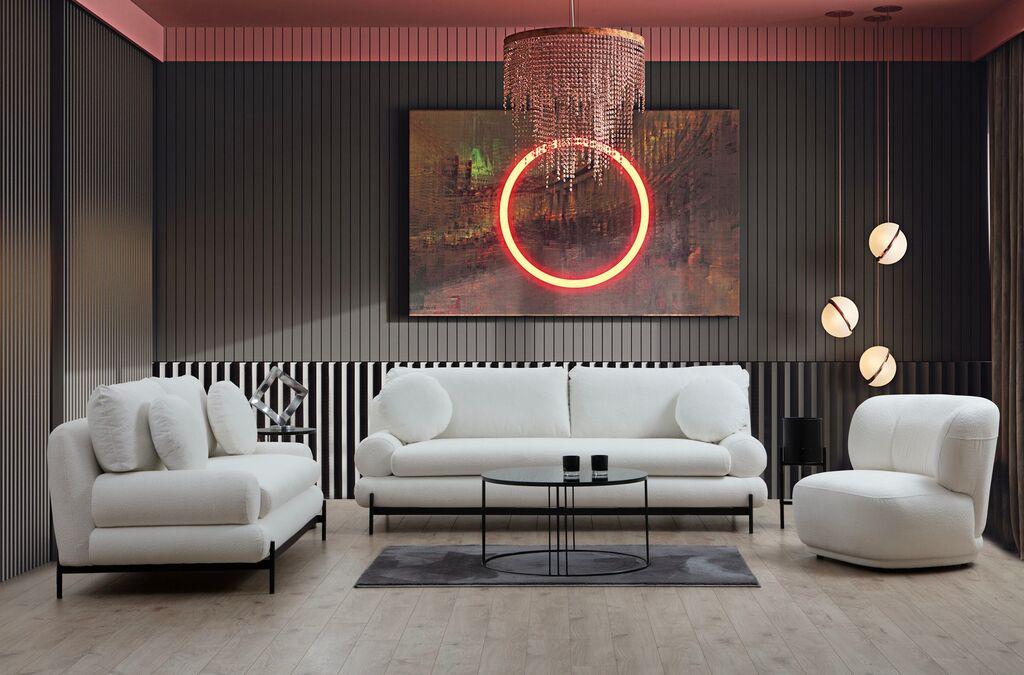 Фотелја Atelier del Sofa Livorno 85x78x80cm бела