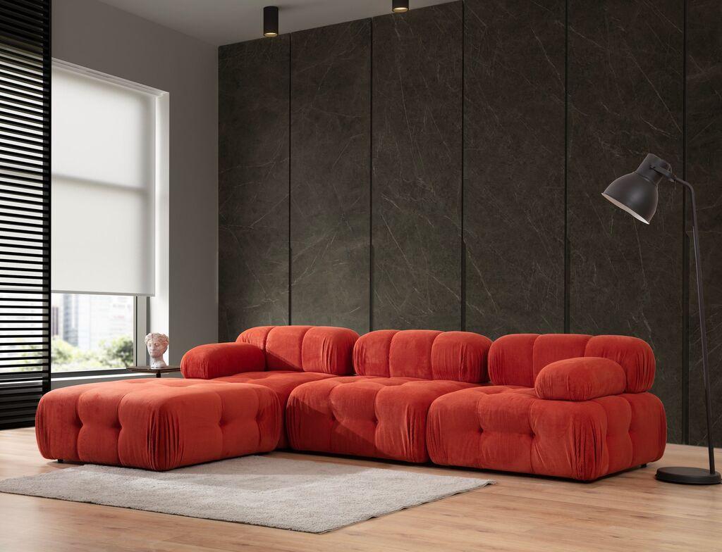 Atelier Del Sofa Аголна Софа 300X200 Cm Црвена