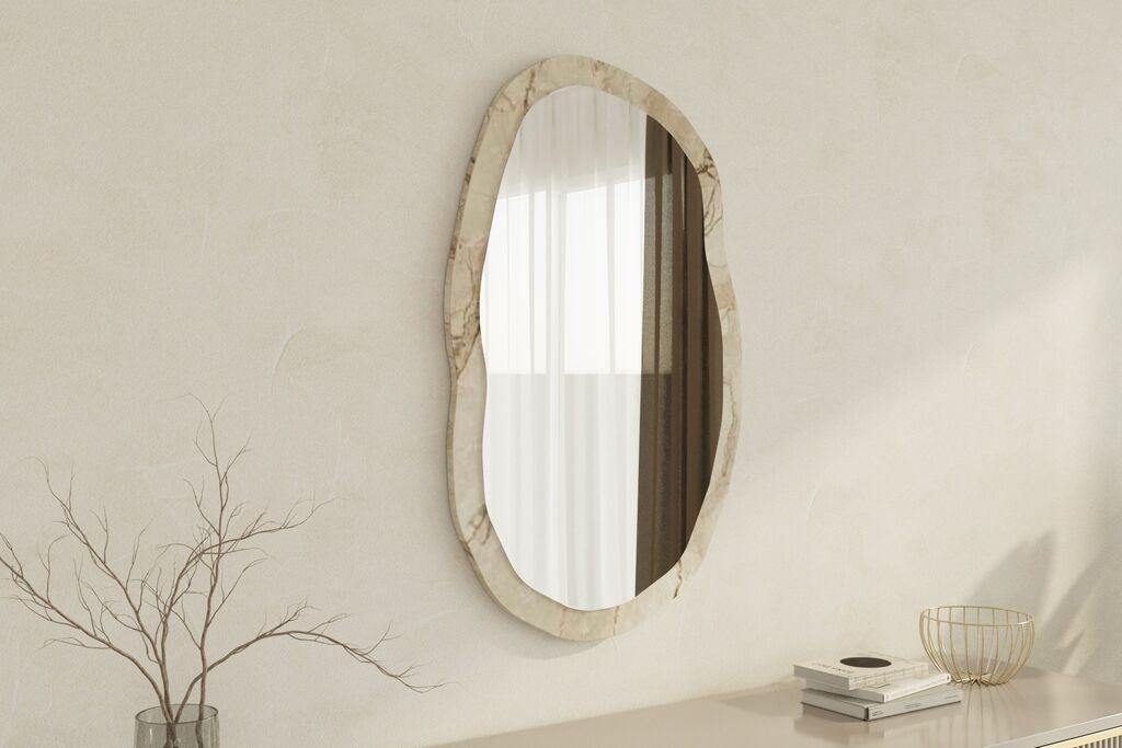 Hanah Home Огледало еколошко 100% MDF 52X86 Cm Беж