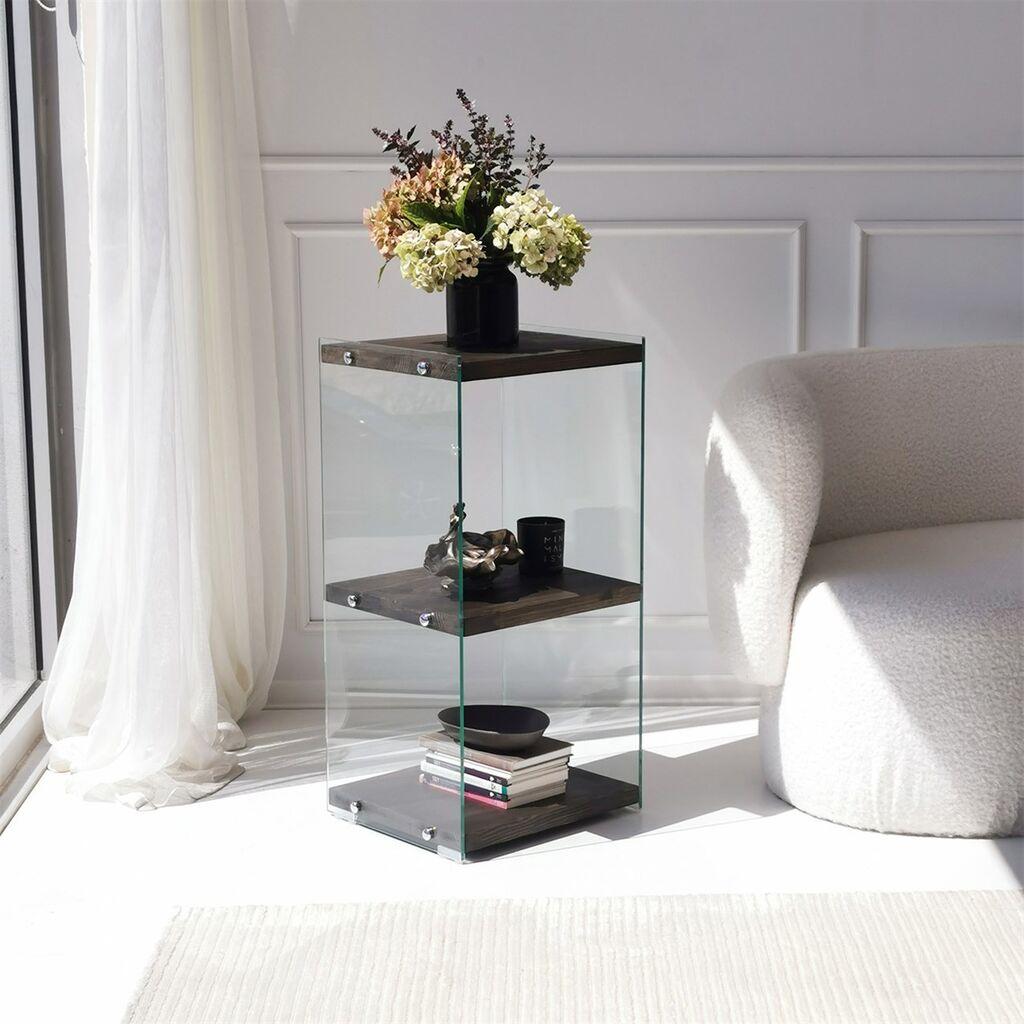 Hanah Home Aqua 2 Полица, темно сива боја