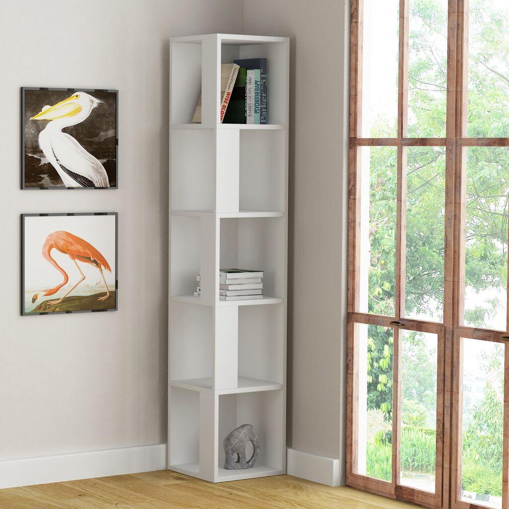 Полица Hanah Home 34x161x34cm бела