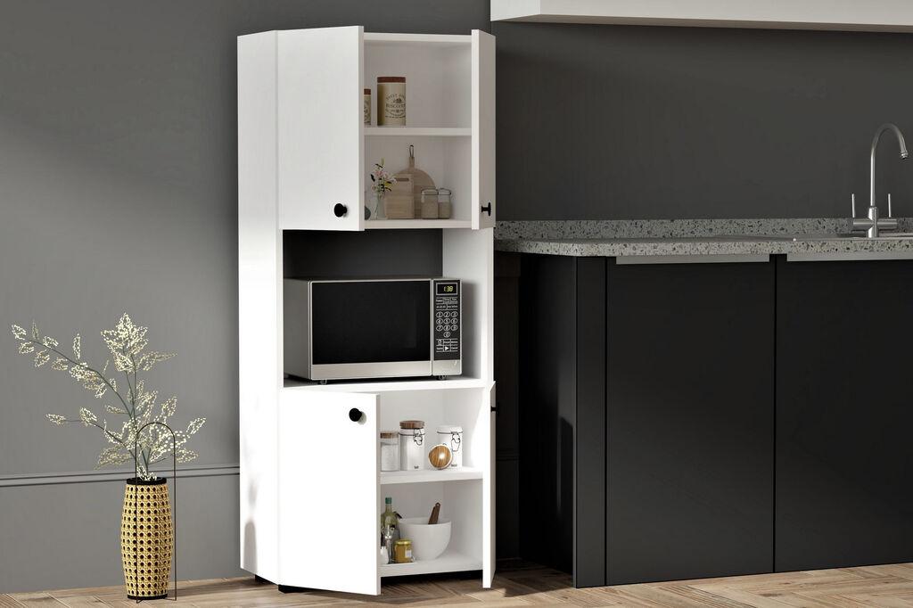 Кујнска полица Hanah Home 60x140x31.4 см бела