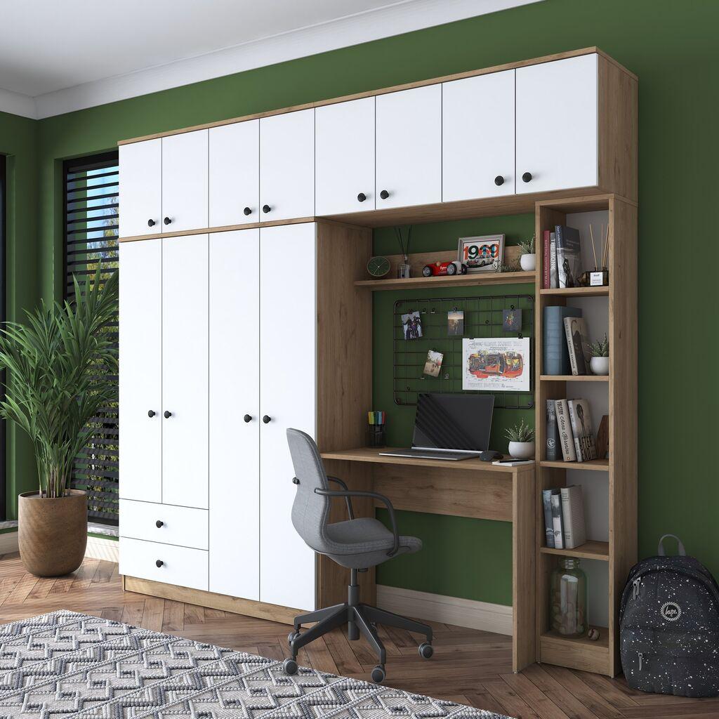 Детско биро Hanah Home 240x216.8x42.5cm орев