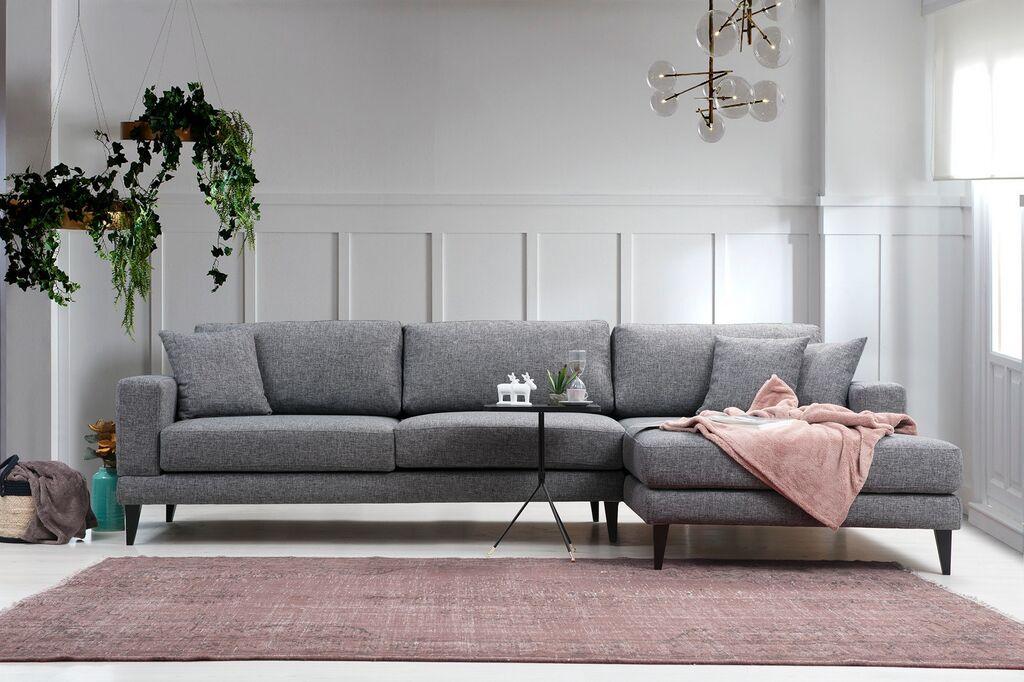 Atelier Del Sofa Софа На Развлекување 303X160X90 Cm Сива