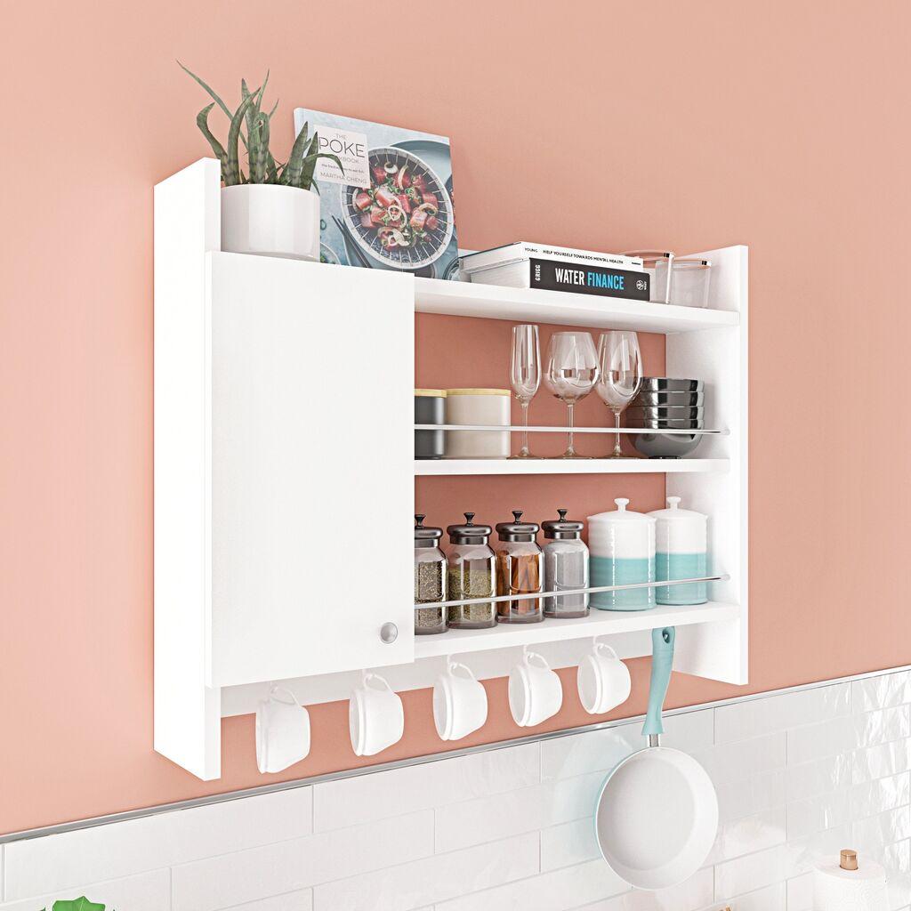 Кујнска полица Hanah Home Knerr, бела