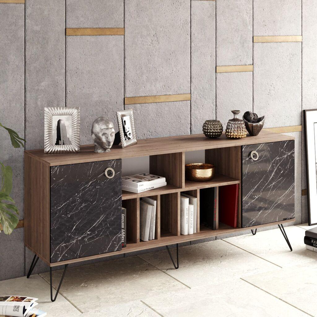 Комода Hanah Home Lorenz 180x78.6x44.8cm орев