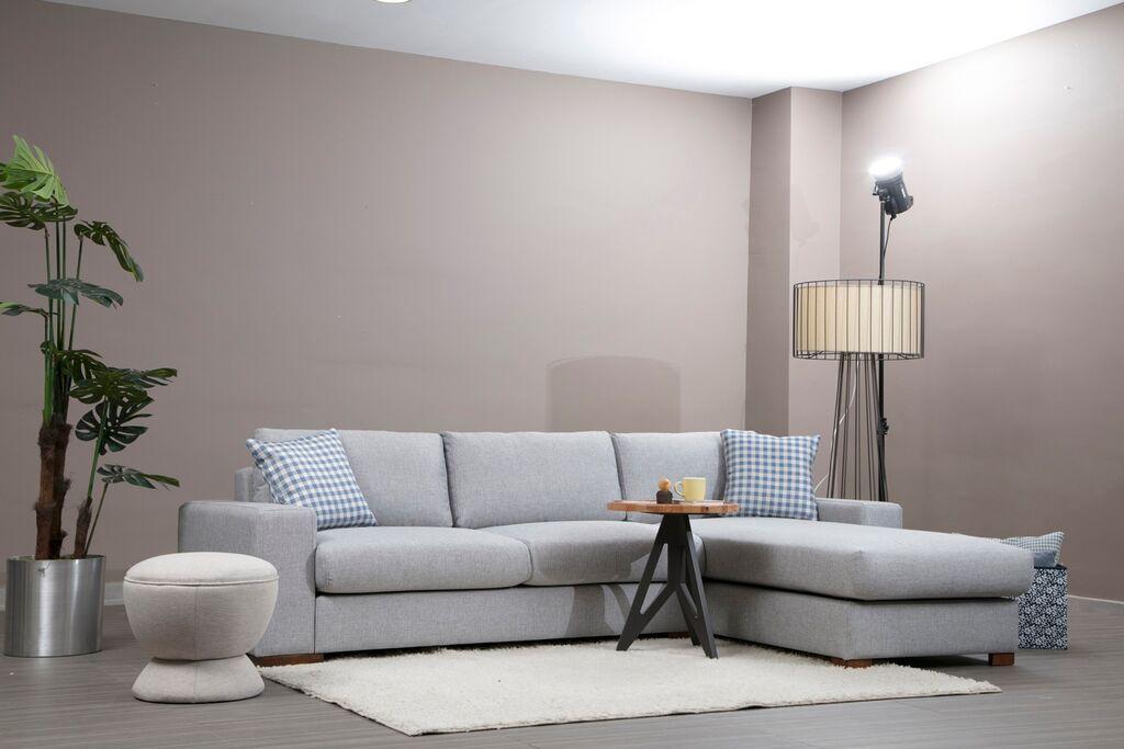 Аголна софа Atelier del Loop 12 95x85x290cm Светло сива