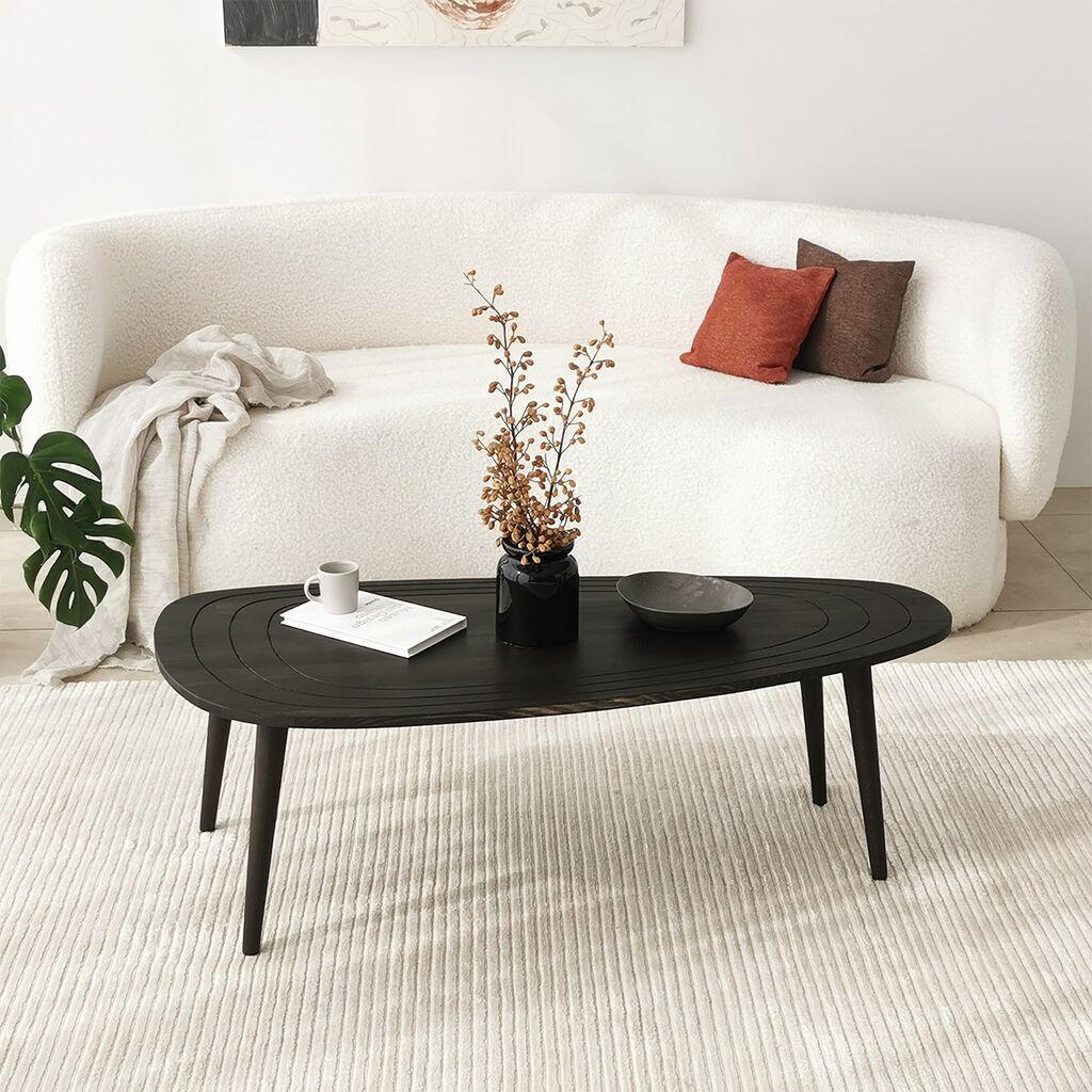 Маса Hanah Home Club Sweet 115x38x50 см Антрацит