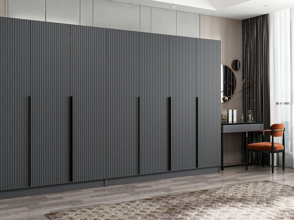 Гардеробер Hanah Home Kale Plus 315x210x52cm Антрацит