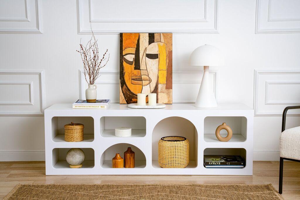 Комода Hanah Home Lorin, бела