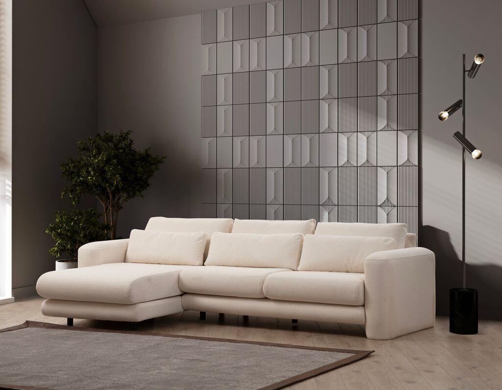 Аголна софа Atelier del Lily 97x73x290cm Крем