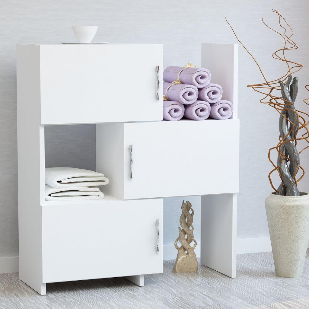 Ормар за бања Hanah Home Anna, бел