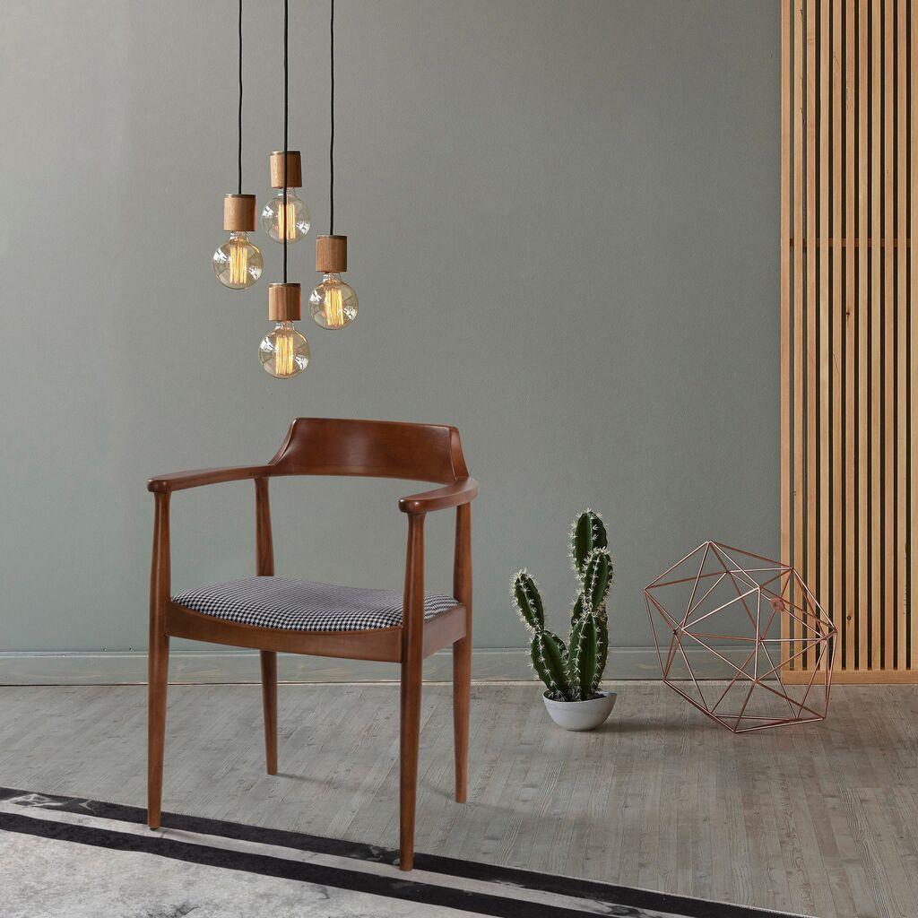 Трпезариска столица Hanah Home Albero43 62x44x80cm Шарена