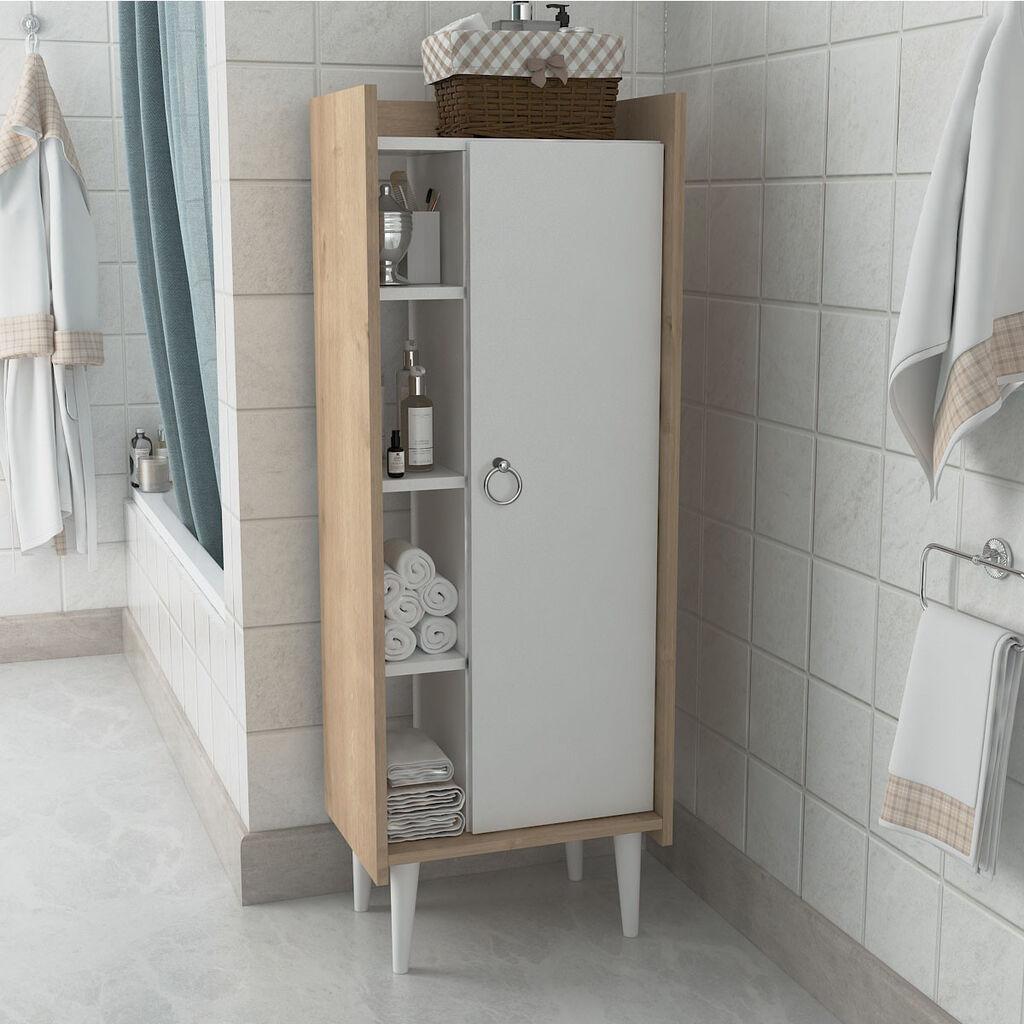 Hanah Home Lagomood Dresser, буково-бело