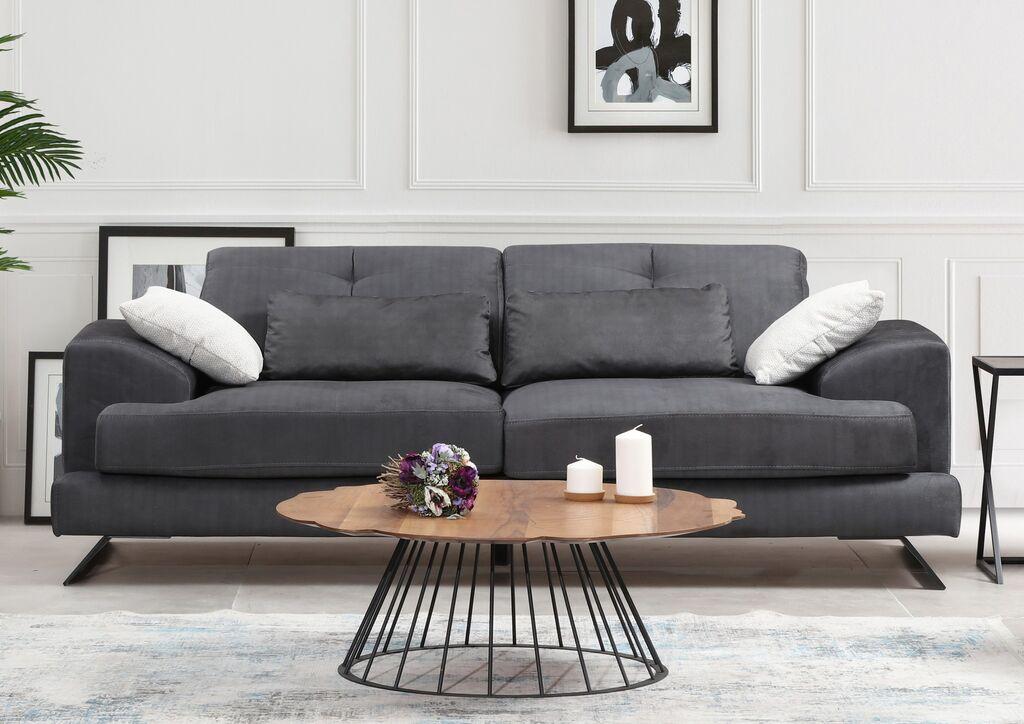 Atelier del Sofa Trosed Frido 92x79x225cm Антрацит