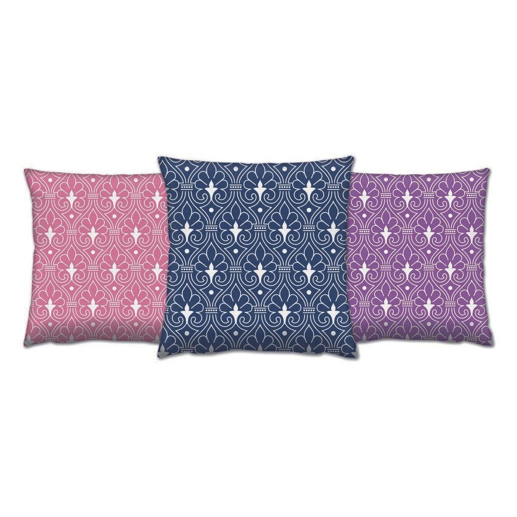 Комплет од 3 перници Aberto Design 43x43cm Шарени