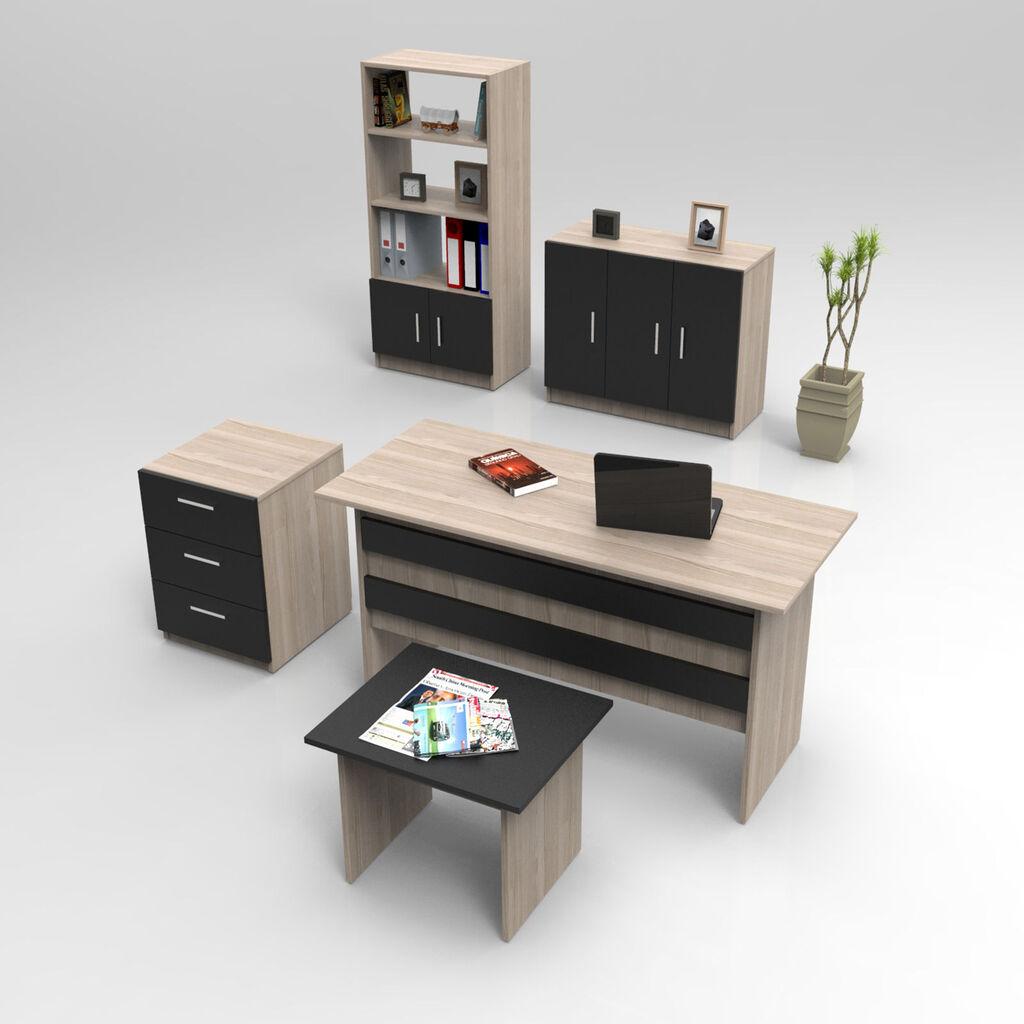 Комплет канцелариски мебел од 5 дела Hanah Home VO14 OB, беж