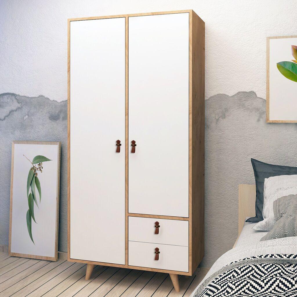 Гардеробер Hanah Home Musso, бел