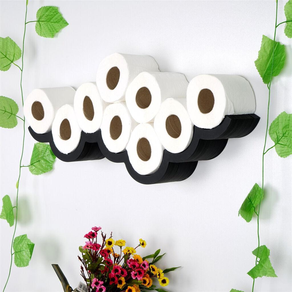 Држач за тоалетна хартија Hanah Home WC018, црн