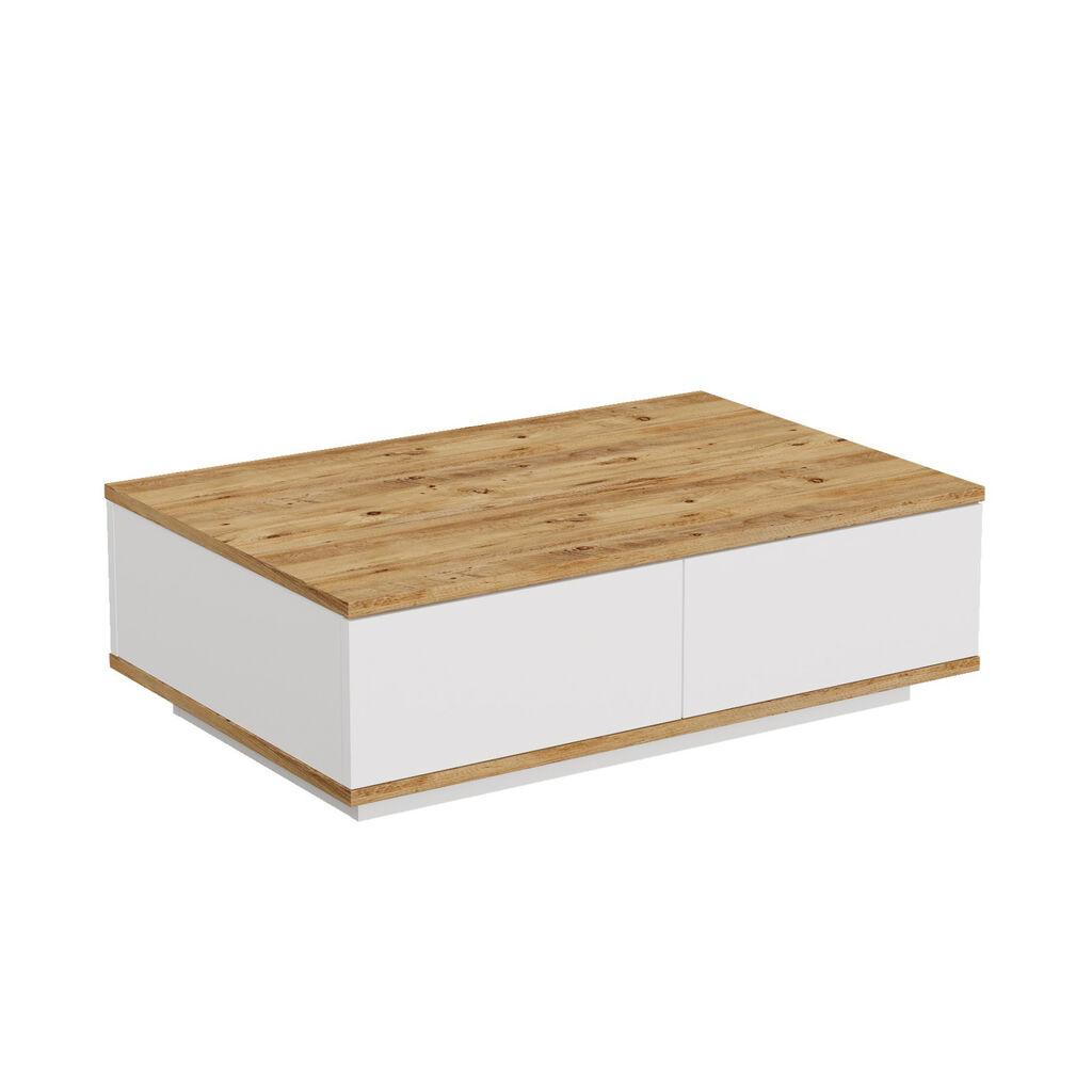 Hanah Home Клуб Маса FR14 AW 90x28.6x60cm, Крем-Бела