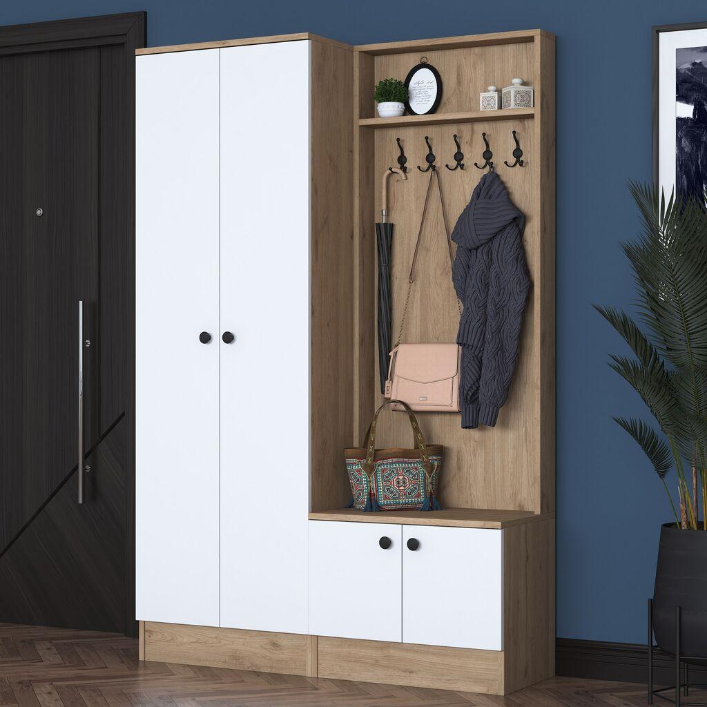 Hanah Home Комплет За Ходник 119,6 Cm Бела