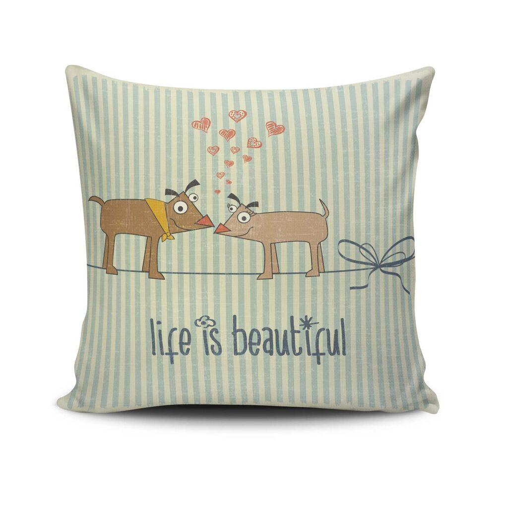 Навлака за перница Aberto Design 43x43cm во боја