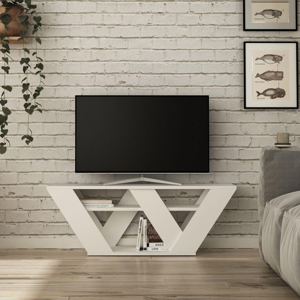 Полица за телевизор Hanah Home Pipralla, бела