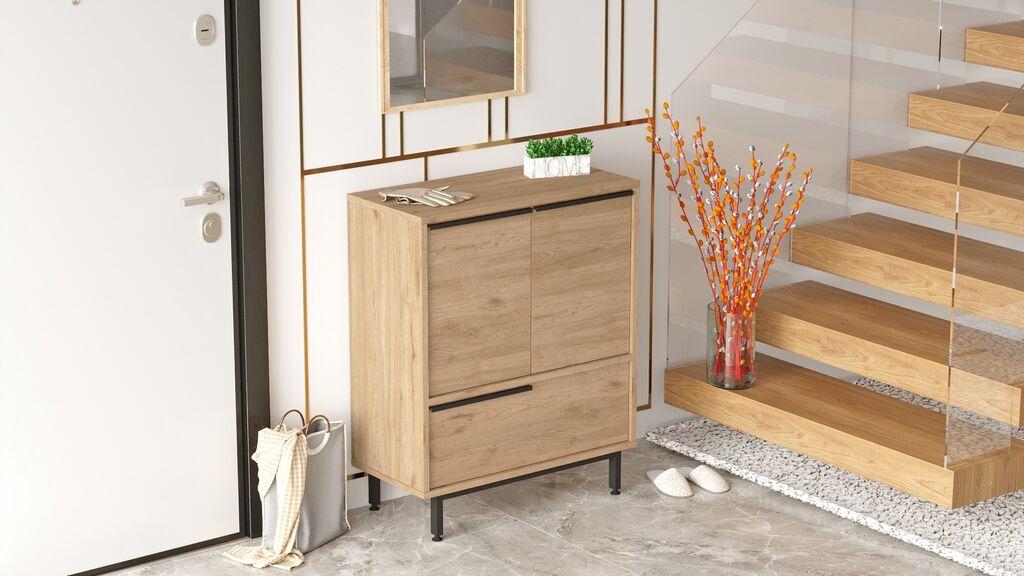 Полица за чевли Hanah Home ON8C S, кафеава