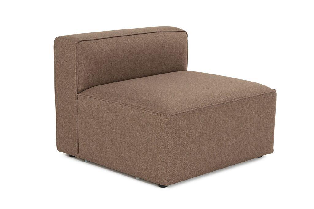 Фотелја Atelier del Sofa Mora XL 90x69x90cm кафеава
