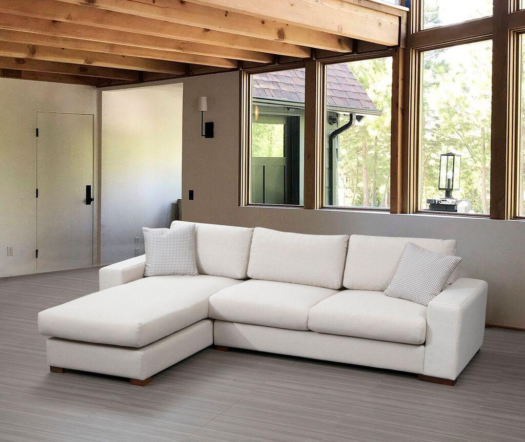 Аголна софа Atelier del Loop 17 95x85x270 см, бела