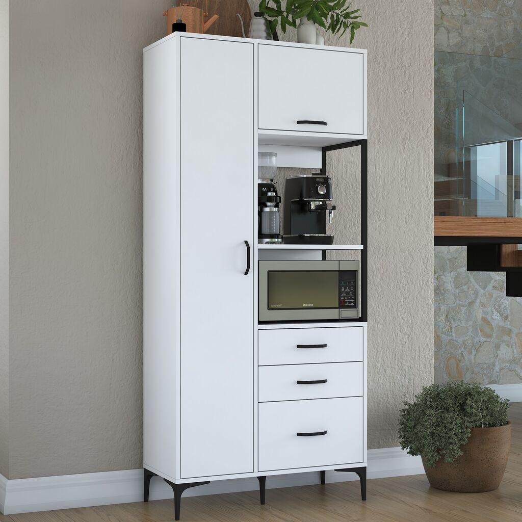 Комода Hanah Home 90x198.6x40 см бела