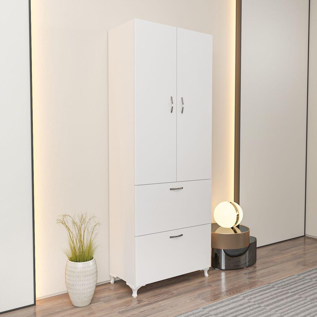 Комода Hanah Home Јасам 60 x 163,6 x 31,5 см бела