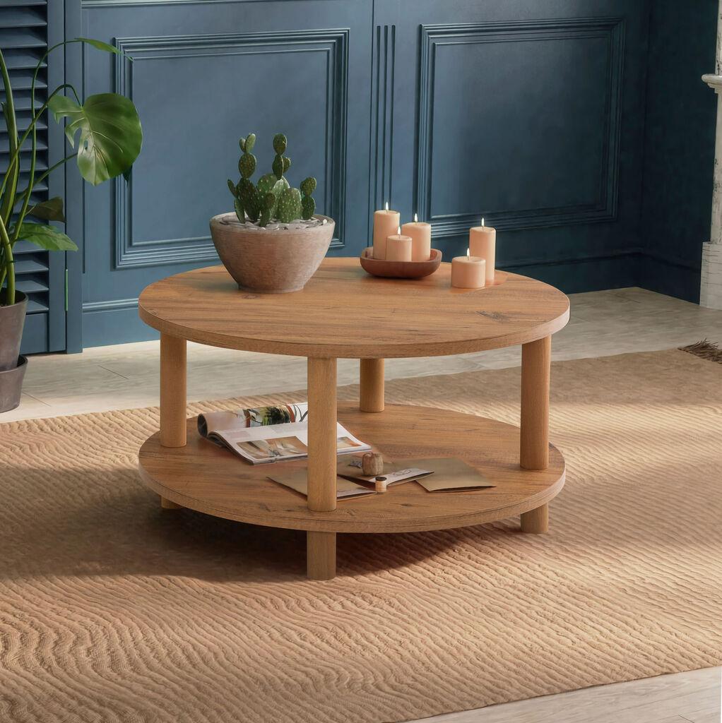Hanah Home Клубска маса Roby 70x43.7см.