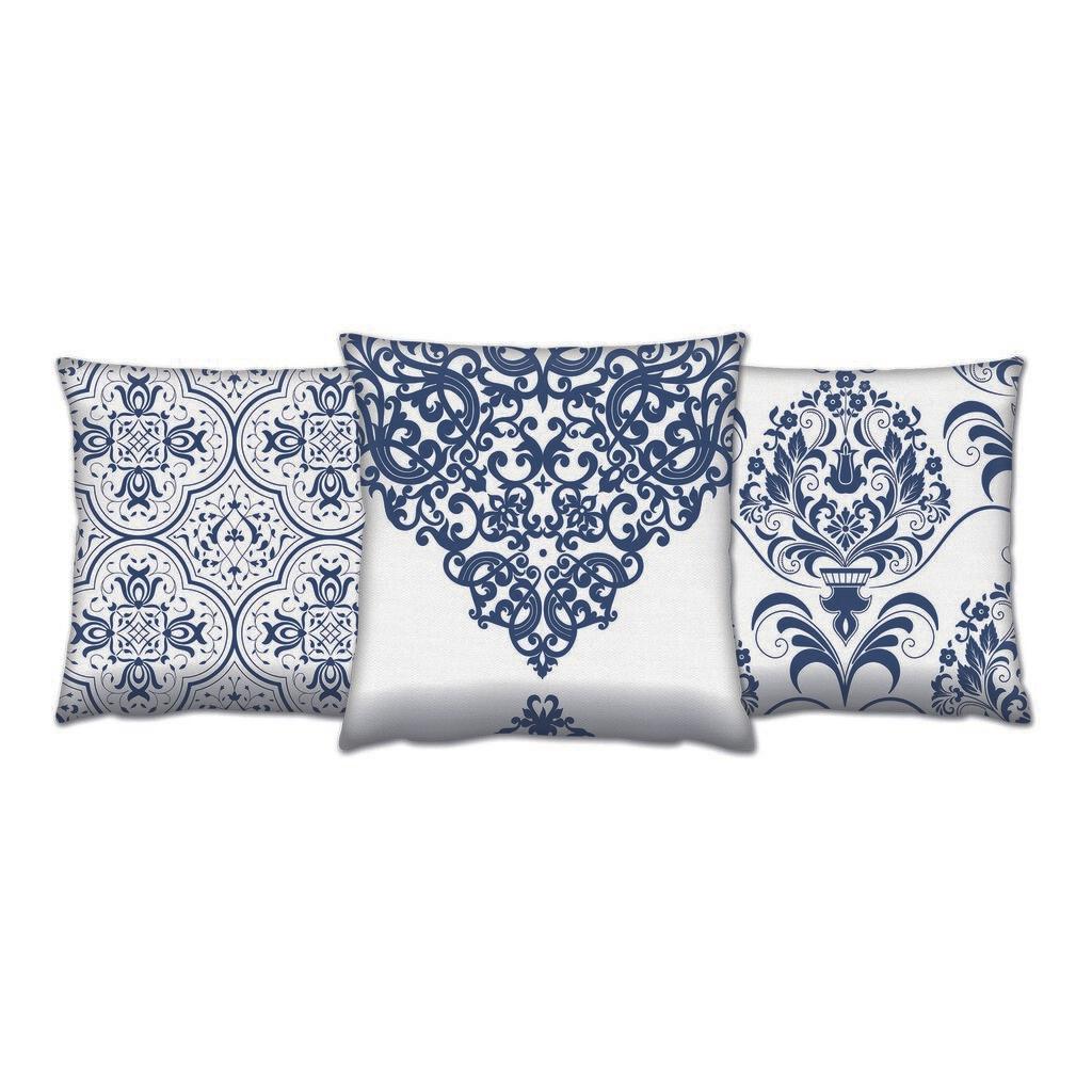Aberto Design AC 4670 4672 4671 Комплет од 3 декоративни перници, 43 x 43 см, шарени