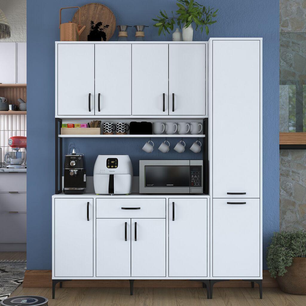 Комода Hanah Home 160x198.6x40 см бела