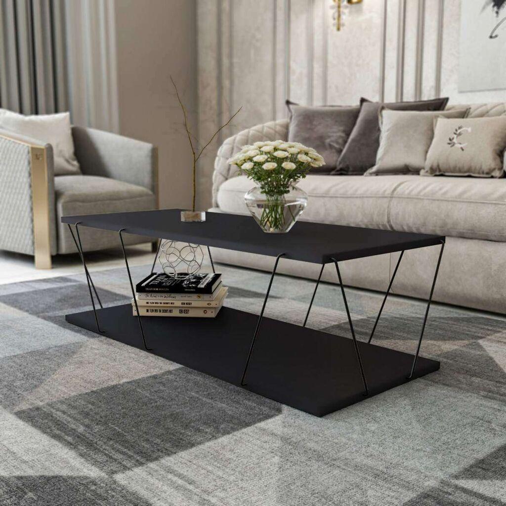 Масичка за дневна соба Hanah Home Labranda, темно сива