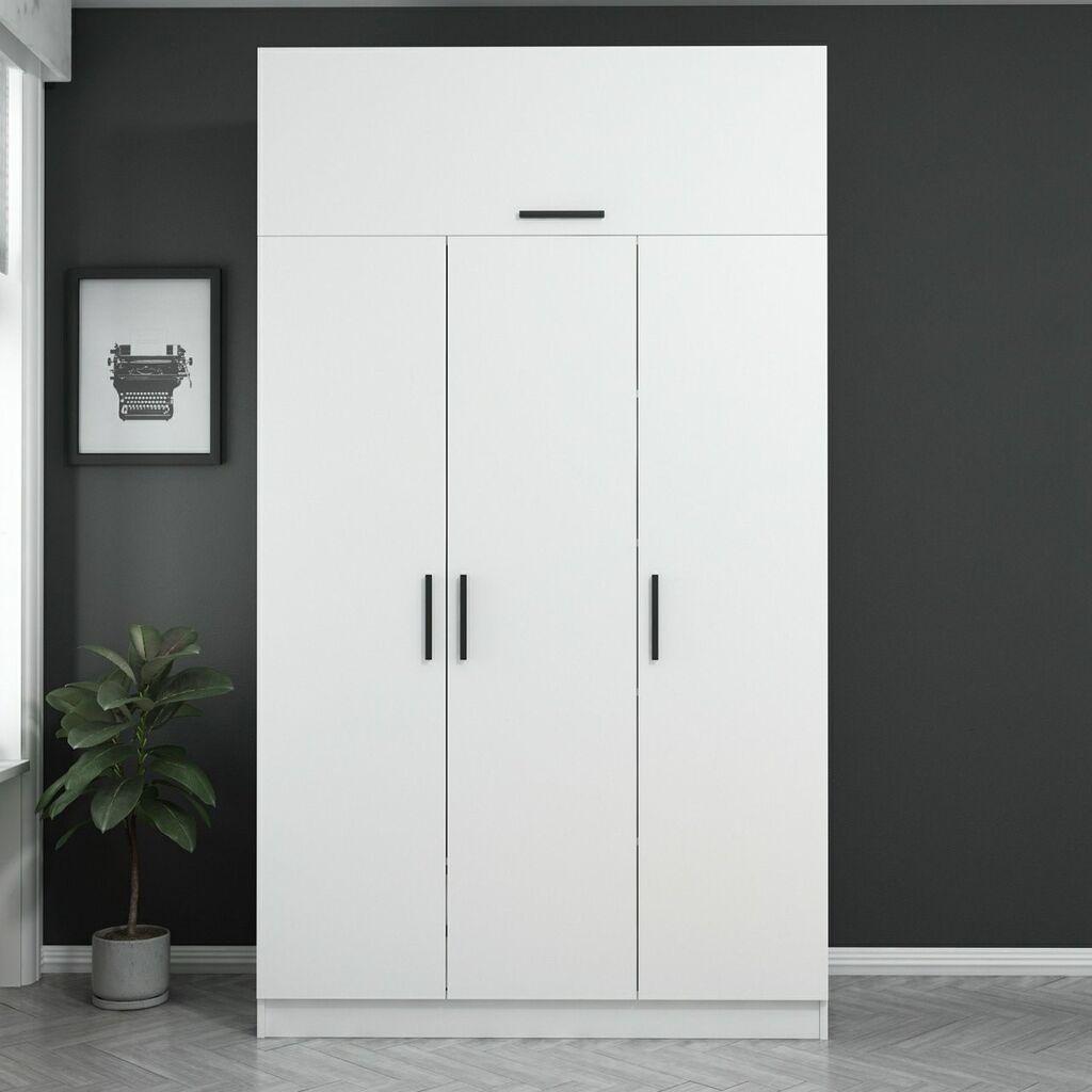 Гардеробер Hanah Home Kale 235 135x235x52cm Бела