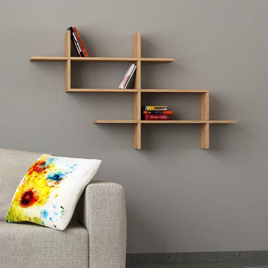 Полица Hanah Home 150x82x22cm даб