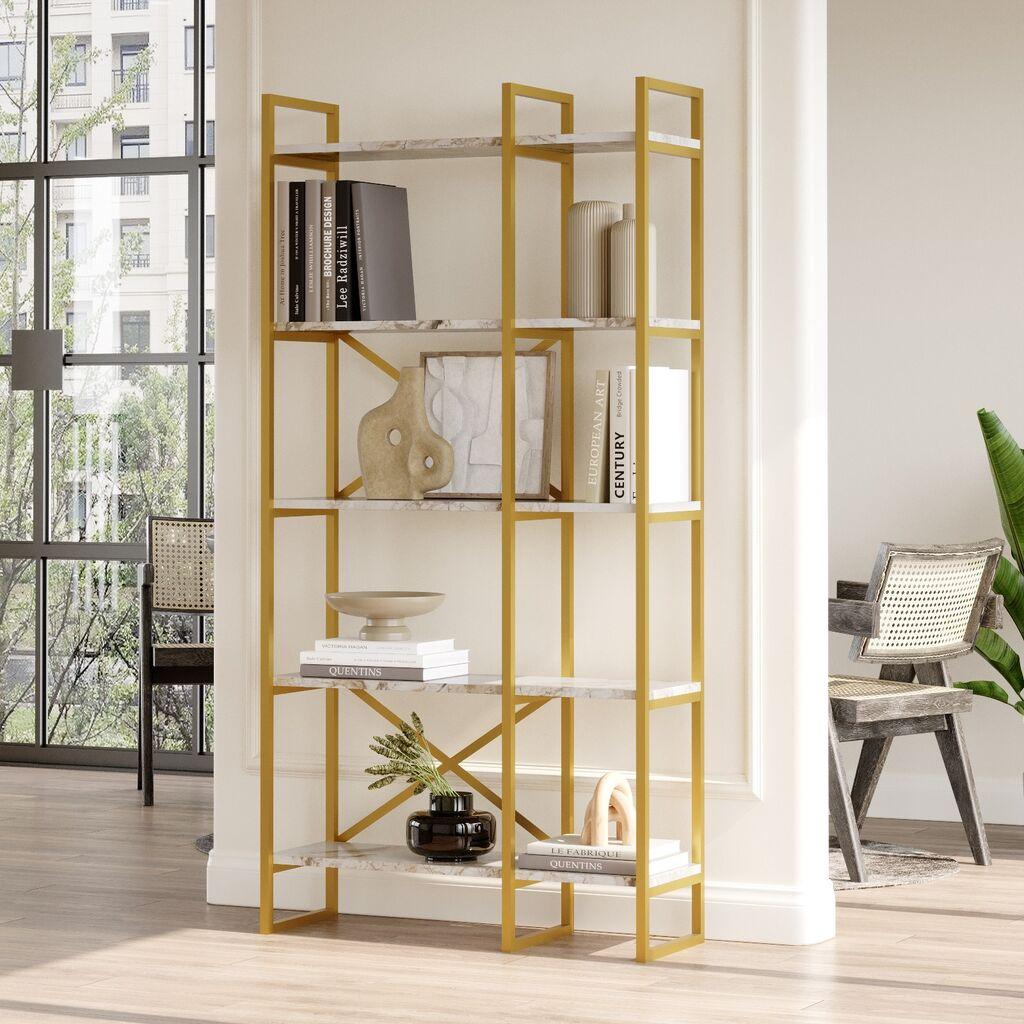 Полица за книги Hanah Home VG4 GE, жолта