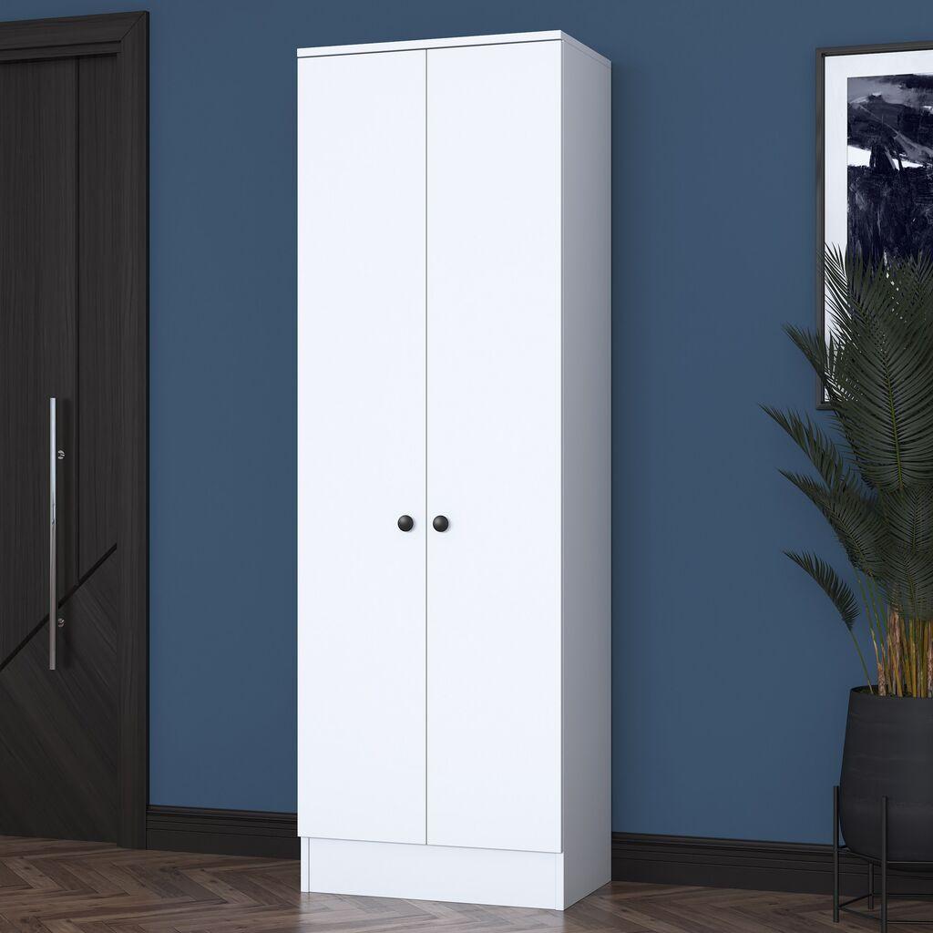 Ормар за чевли Hanah Home 59,8x182,8x37,5 см во бела боја